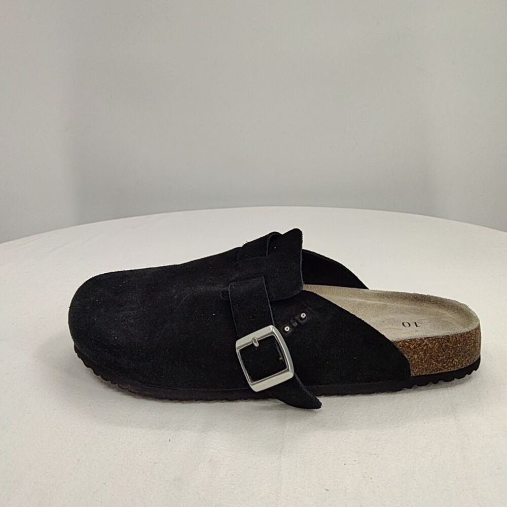 Quince Men Water Repellent Clog Mule Black 10
